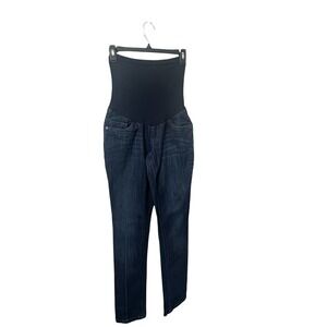 Oh Baby by Motherhood Womens Maternity Skinny Jeans Dark Wash Secret Fit Belly M